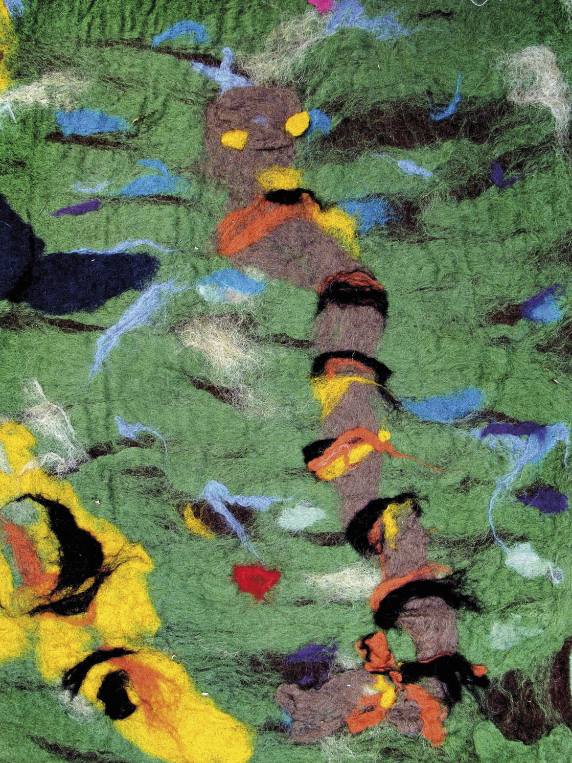 Filzteppich Begegnungen mit dem Wunderbaren III.2010